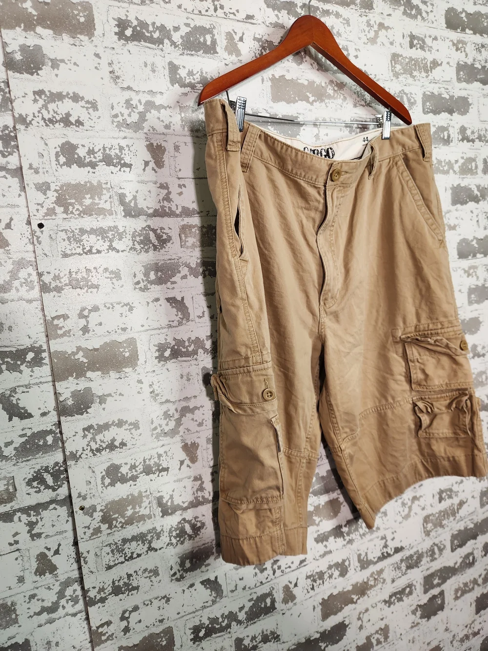 Roundtree & Yorke Tan Cargo Shorts